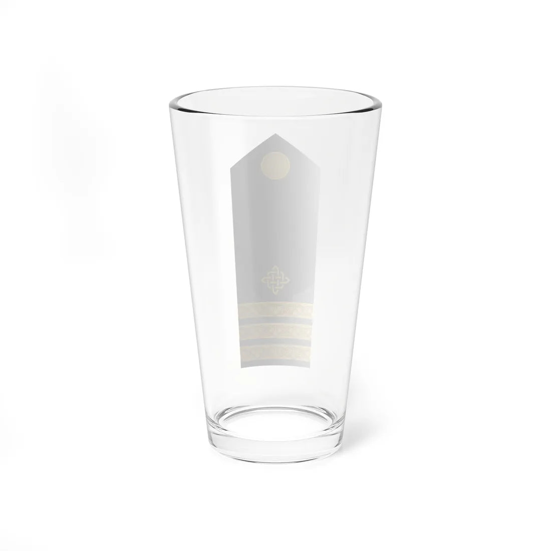 Naramenica ljetne odore kapetana korvete HRM (Croatia) (Military Rank) Pint Glass 16oz - Go Mug Yourself