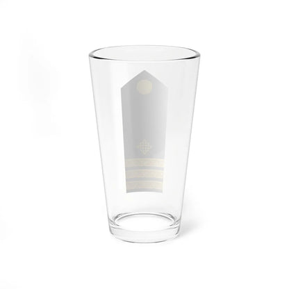 Naramenica ljetne odore kapetana korvete HRM (Croatia) (Military Rank) Pint Glass 16oz - Go Mug Yourself
