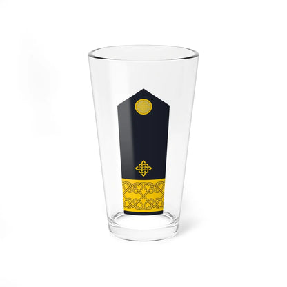 Naramenica ljetne odore komodora HRM (Croatia) (Military Rank) Pint Glass 16oz 16oz - Go Mug Yourself