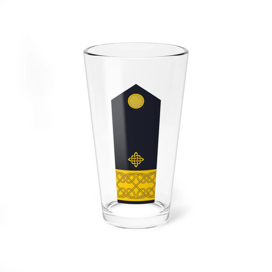 Naramenica ljetne odore komodora HRM (Croatia) (Military Rank) Pint Glass 16oz 16oz - Go Mug Yourself