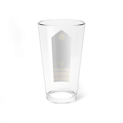 Naramenica ljetne odore poručnika bojnog broda HRM (Croatia) (Military Rank) Pint Glass 16oz - Go Mug Yourself