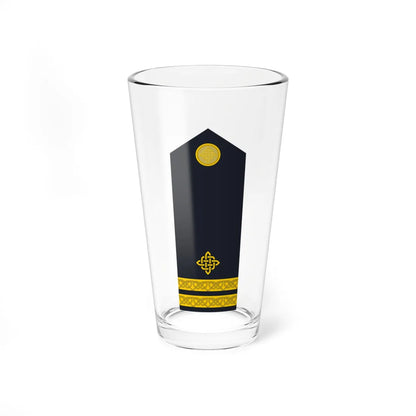 Naramenica ljetne odore poručnika fregate HRM (Croatia) (Military Rank) Pint Glass 16oz 16oz - Go Mug Yourself