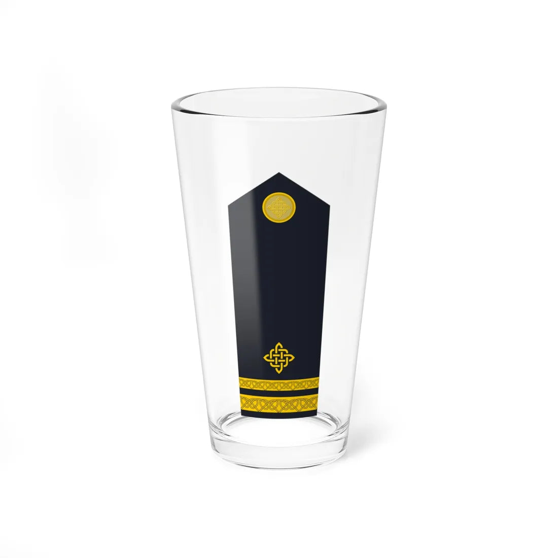 Naramenica ljetne odore poručnika korvete HRM (Croatia) (Military Rank) Pint Glass 16oz 16oz - Go Mug Yourself