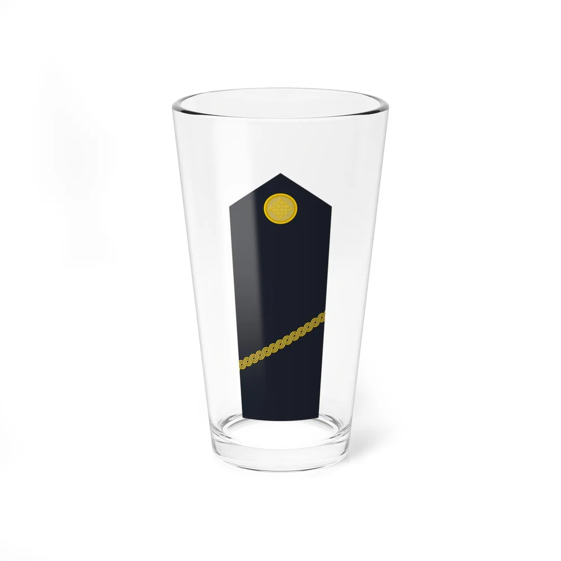 Naramenica ljetne odore pozornika HRM (Croatia) (Military Rank) Pint Glass 16oz 16oz - Go Mug Yourself