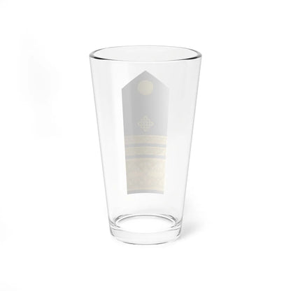 Naramenica ljetne odore viceadmirala HRM (Croatia) (Military Rank) Pint Glass 16oz - Go Mug Yourself
