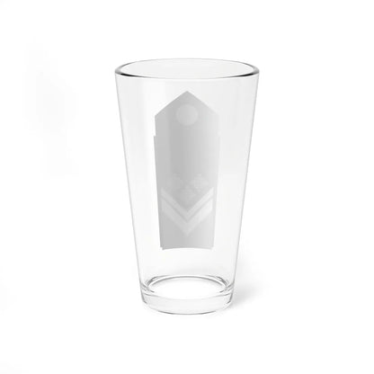 Naramenica odore časničkog namjesnika HRZ i PZO (Croatia) (Military Rank) Pint Glass 16oz - Go Mug Yourself