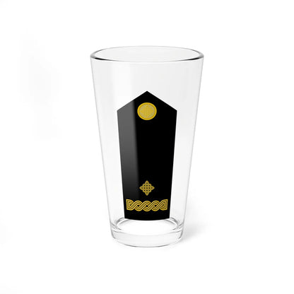 Naramenica svečane odore poručnika HKoV (Croatia) (Military Rank) Pint Glass 16oz - Go Mug Yourself