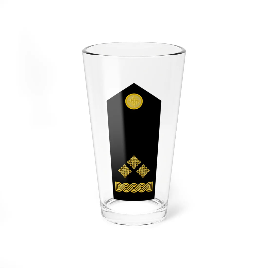 Naramenica svečane odore satnika HKoV (Croatia) (Military Rank) Pint Glass 16oz 16oz - Go Mug Yourself