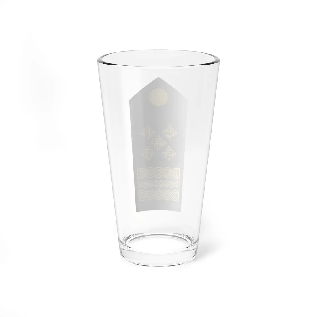 Naramenica svečane odore stožernog generala HKoV (Croatia) (Military Rank) Pint Glass 16oz - Go Mug Yourself