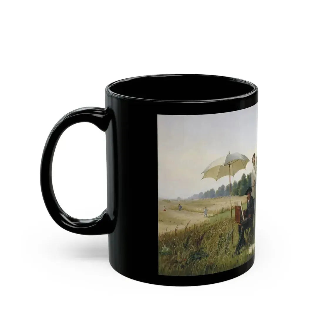 Narkiz Nikolaevich Bunin (1856-1912) Uninvited Criticism - Black Coffee Mug - Go Mug Yourself
