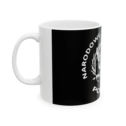 Narodowe Odrodzenie Polski Eagle Flag (Poland) White Coffee Mug - Go Mug Yourself