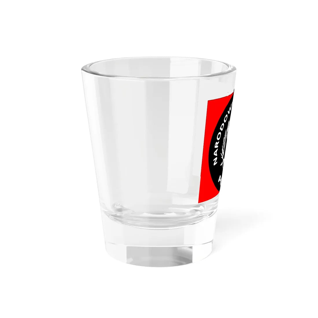 Narodowe Odrodzenie Polski flag Eagle variant (Poland) Shot Glass 1.5oz - Go Mug Yourself