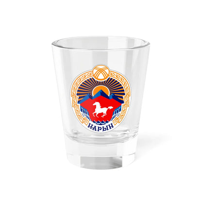 Naryn coa (Kyrgyzstan) (Coat of Arms) Shot Glass 1.5oz 1.5oz - Go Mug Yourself