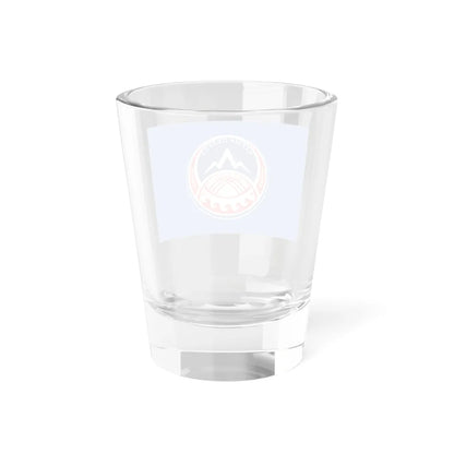 Naryn obl flag (Kyrgyzstan) Shot Glass 1.5oz - Go Mug Yourself