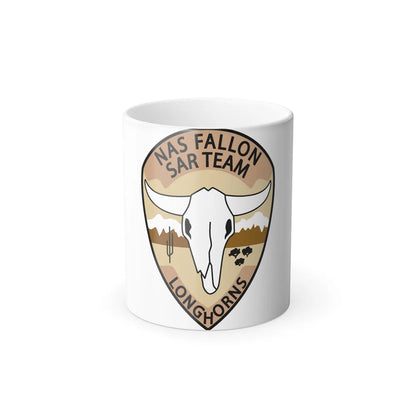 NAS Fallon SAR Longhorns (U.S. Navy) Color Changing Mug 11oz-11oz-Go Mug Yourself