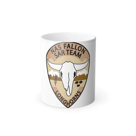 NAS Fallon SAR Longhorns (U.S. Navy) Color Changing Mug 11oz-11oz-Go Mug Yourself
