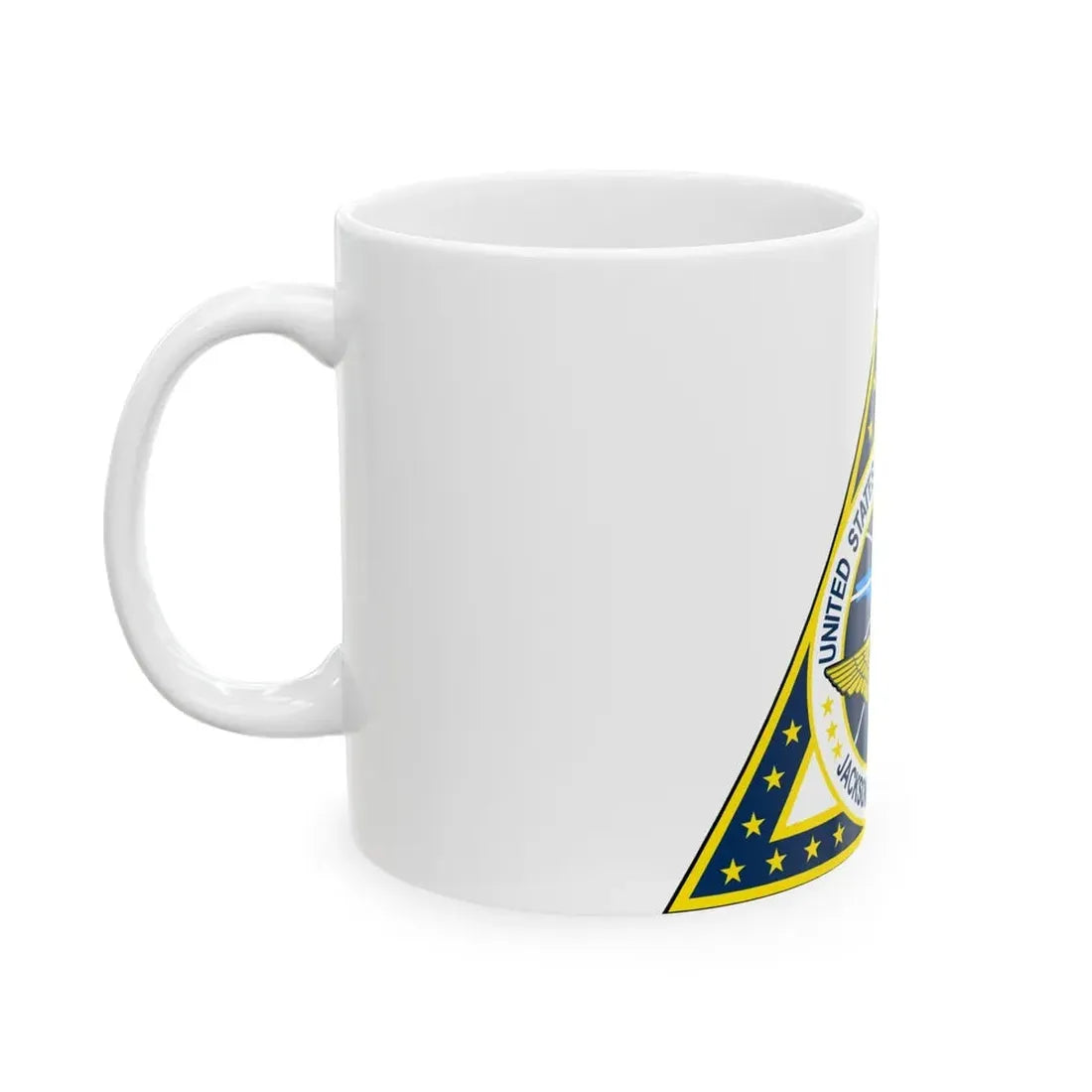 NAS Jacksonville FL (U.S. Navy) White Coffee Mug - Go Mug Yourself