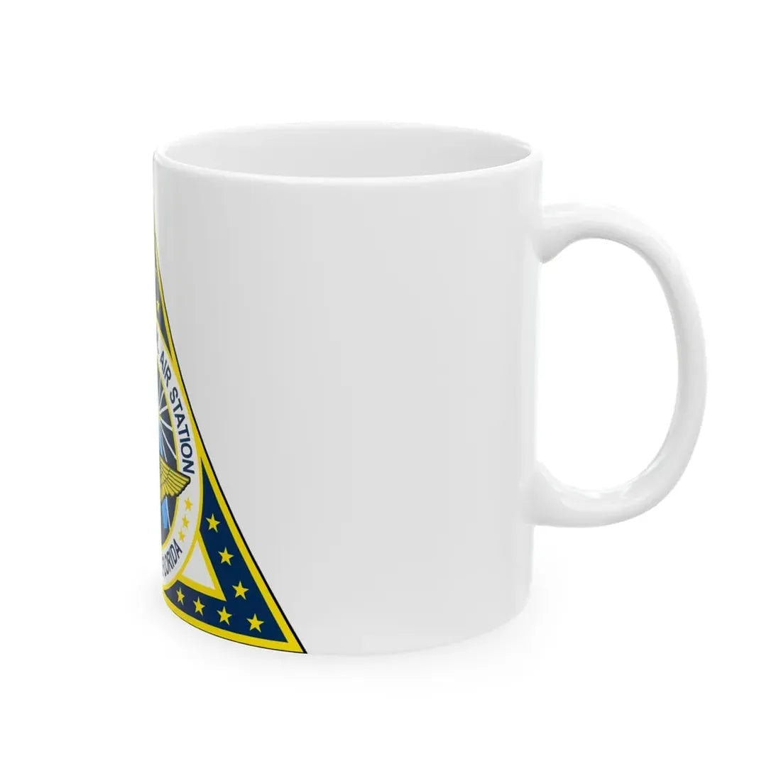NAS Jacksonville FL (U.S. Navy) White Coffee Mug - Go Mug Yourself