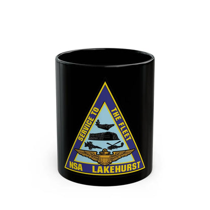 NAS Lakehurst (U.S. Navy) Black Coffee Mug-11oz-Go Mug Yourself