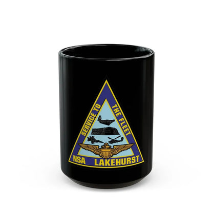 NAS Lakehurst (U.S. Navy) Black Coffee Mug 15oz - Go Mug Yourself
