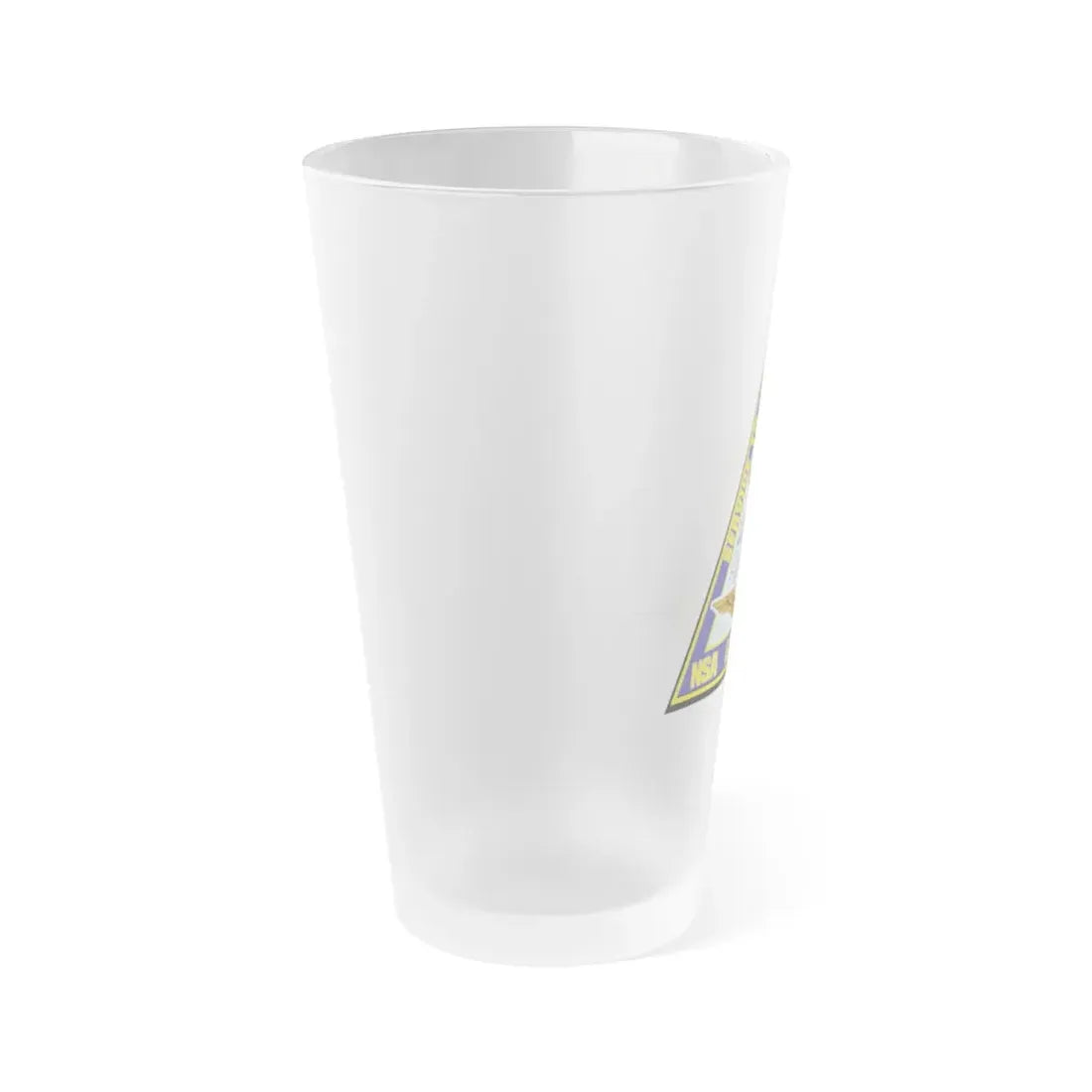 NAS Lakehurst (U.S. Navy) Frosted Pint Glass 16oz - Go Mug Yourself