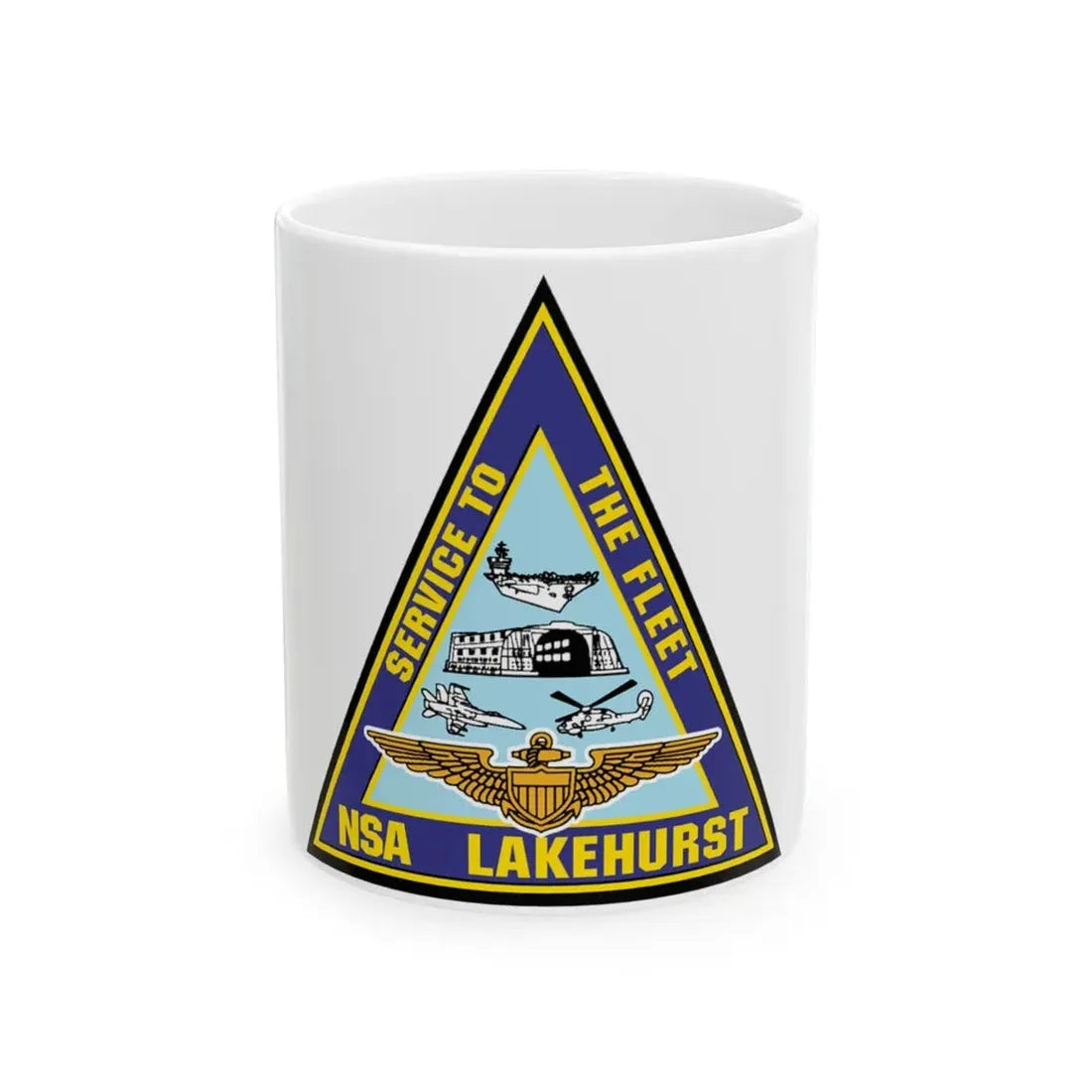 NAS Lakehurst (U.S. Navy) White Coffee Mug 11oz - Go Mug Yourself