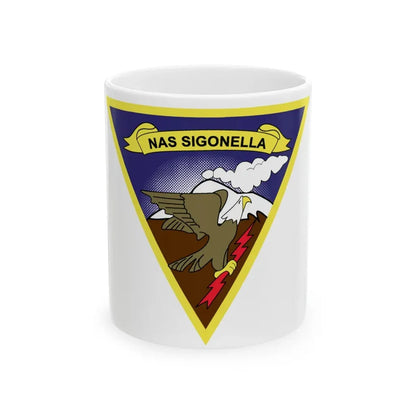 NAS Sigonella (U.S. Navy) White Coffee Mug 11oz - Go Mug Yourself