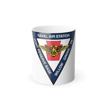 NAS Willow Grove Joint Reserve Base JRB (U.S. Navy) Color Changing Mug 11oz-11oz-Go Mug Yourself