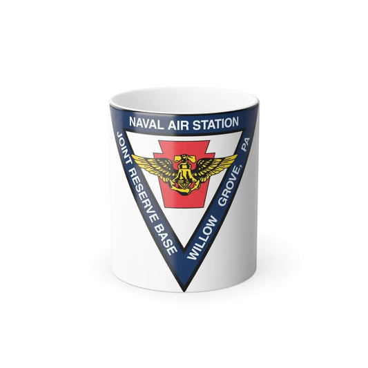 NAS Willow Grove Joint Reserve Base JRB (U.S. Navy) Color Changing Mug 11oz-11oz-Go Mug Yourself