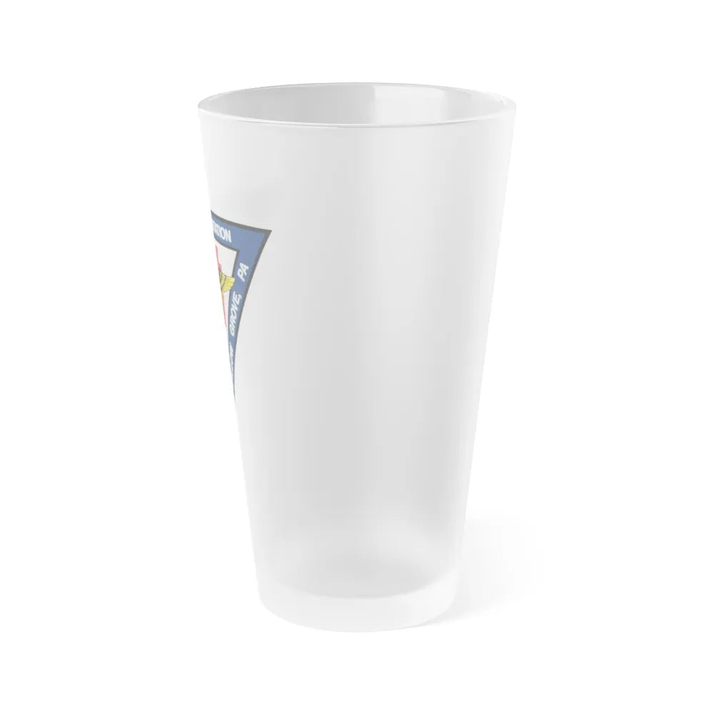 NAS Willow Grove Joint Reserve Base JRB (U.S. Navy) Frosted Pint Glass 16oz-Go Mug Yourself