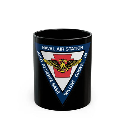 NAS Willow Grove Joint Reserve Base JRB (U.S. Navy) Black Coffee Mug 11oz - Go Mug Yourself