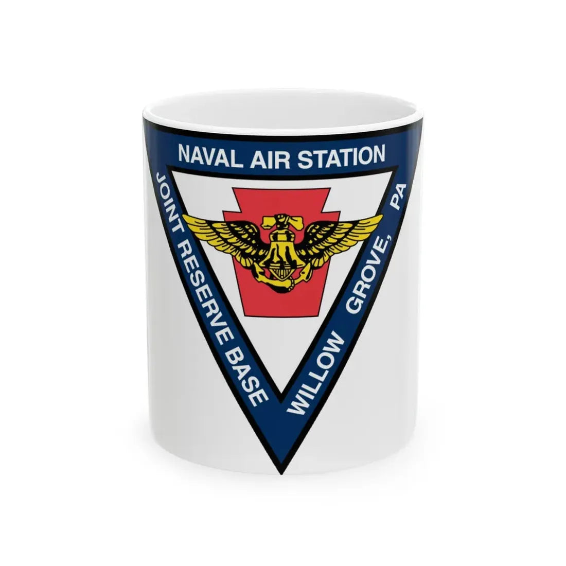 NAS Willow Grove Joint Reserve Base JRB (U.S. Navy) White Coffee Mug 11oz - Go Mug Yourself