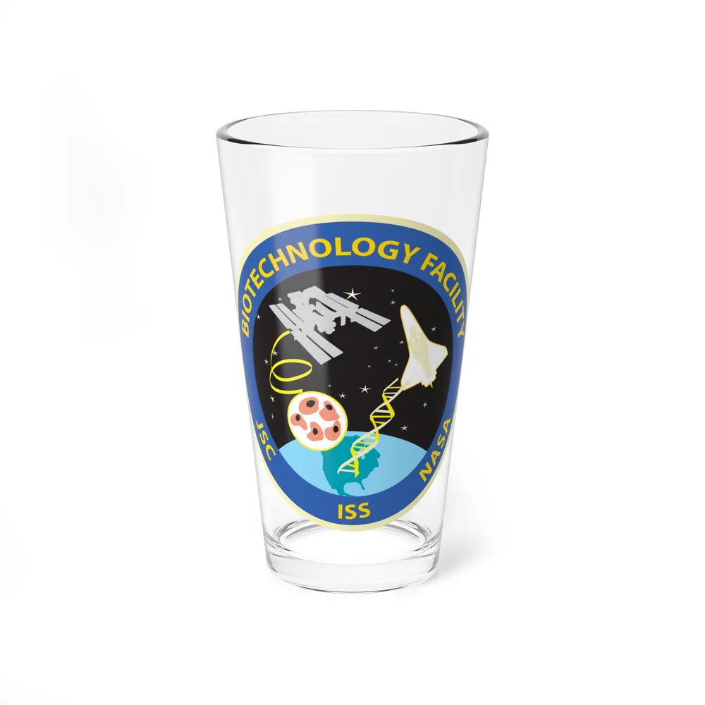 NASA Biotechnology Facility Science and Engineering Research and Development BTF Laboratory at the Johnson Space Center - Pint Glass 16oz-16oz-Go Mug Yourself