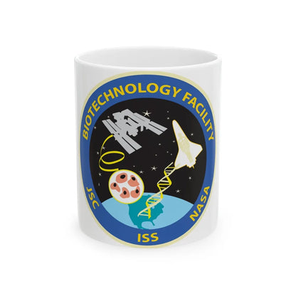 NASA Biotechnology Facility Science and Engineering Research and Development BTF Laboratory at the Johnson Space Center - White Coffee Mug-11oz-Go Mug Yourself