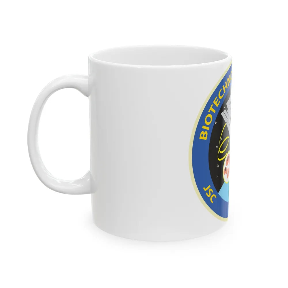 NASA Biotechnology Facility Science and Engineering Research and Development BTF Laboratory at the Johnson Space Center - White Coffee Mug-Go Mug Yourself