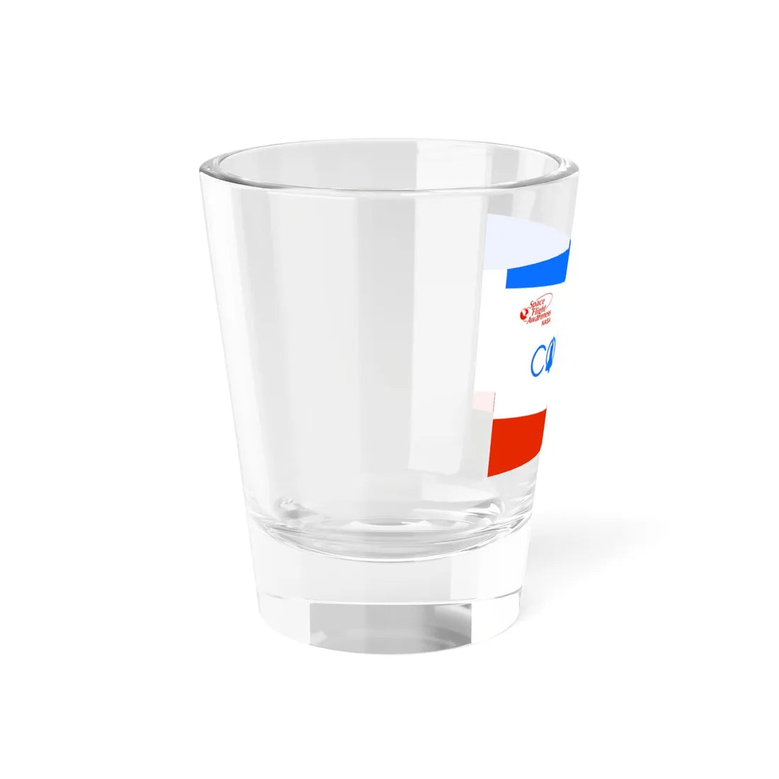 NASA-ColumbiaShuttleFlag (United States) Shot Glass 1.5oz - Go Mug Yourself