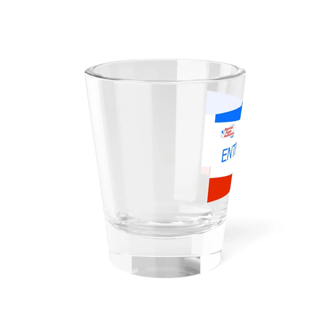 NASA-EnterpriseShuttleFlag (United States) Shot Glass 1.5oz - Go Mug Yourself