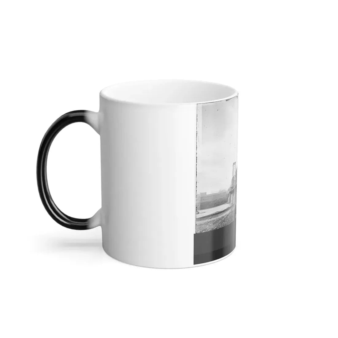 Nashville, Tenn. Fortified Railroad Bridge Across Cumberland River (U.S. Civil War) Color Changing Coffee Mug 11oz - Go Mug Yourself