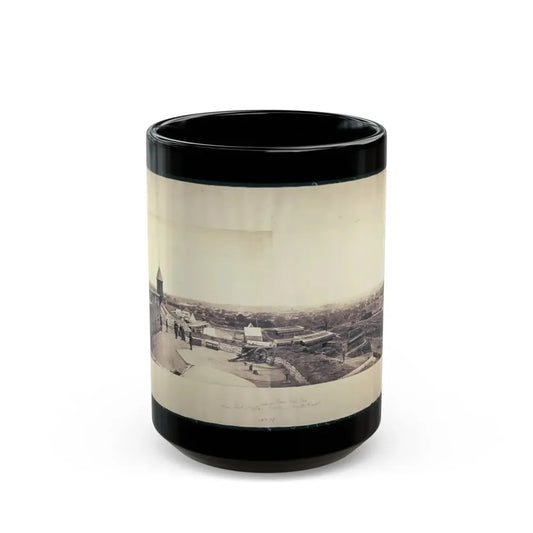 Nashville, Tenn., From Fort Negley Looking Northeast (U.S. Civil War) Black Coffee Mug 15oz - Go Mug Yourself