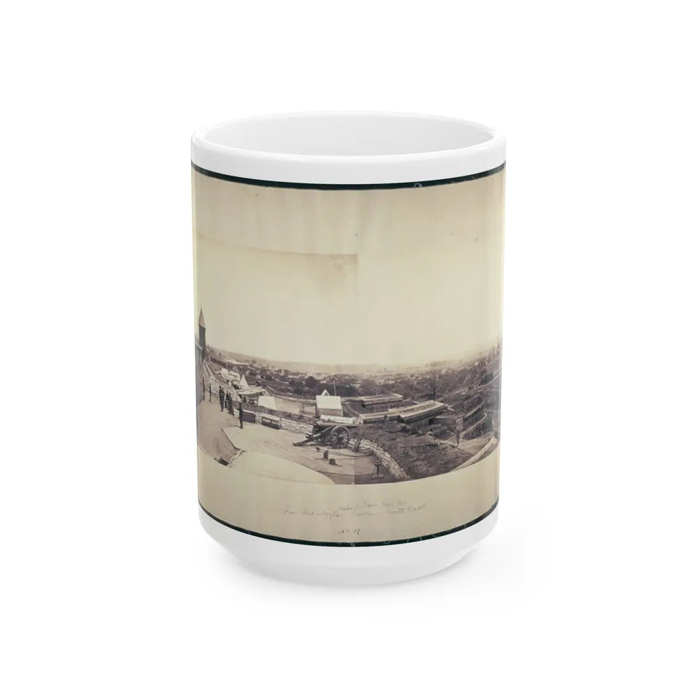 Nashville, Tenn., From Fort Negley Looking Northeast (U.S. Civil War) White Coffee Mug-15oz-Go Mug Yourself