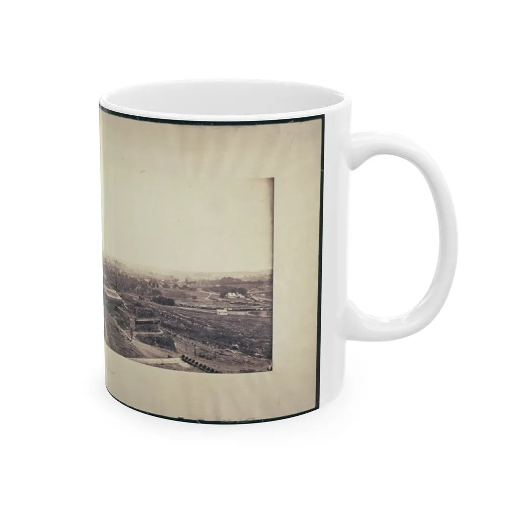 Nashville, Tenn., From Fort Negley Looking Northeast (U.S. Civil War) White Coffee Mug-Go Mug Yourself