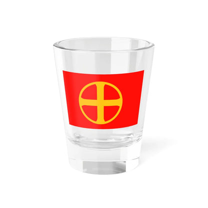 NasjonalSamling-Solkors-Flag (Norway) Shot Glass 1.5oz 1.5oz - Go Mug Yourself