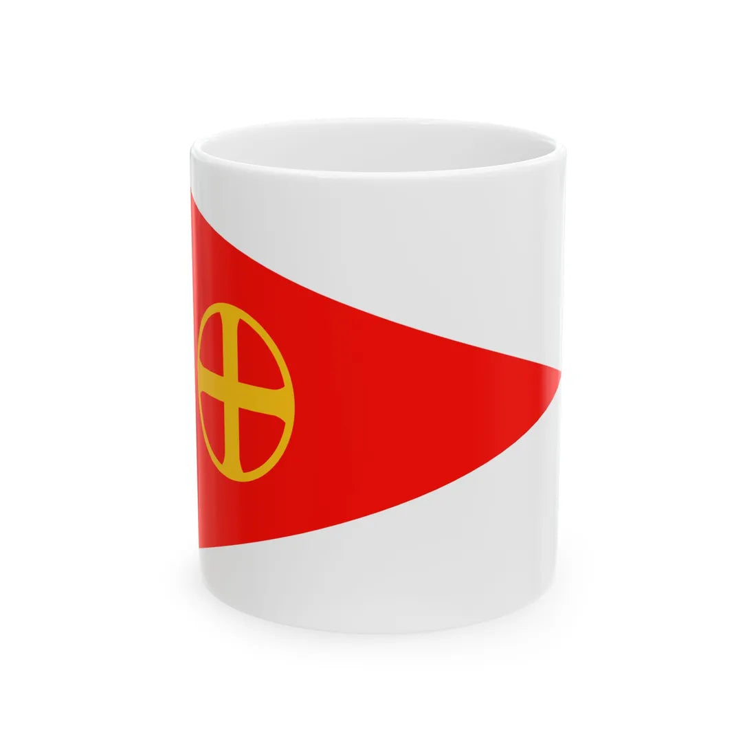 NasjonalSamling-Solkors-Pennant (Norway) White Coffee Mug 11oz - Go Mug Yourself