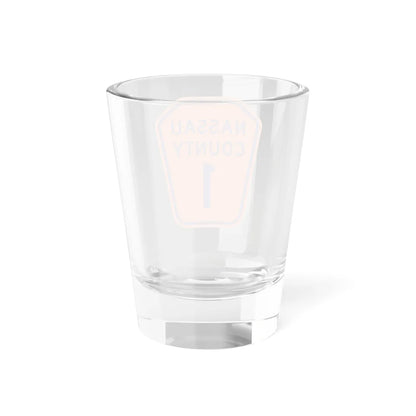 Nassau County 1 NY (New York) (Road Sign) Shot Glass 1.5oz - Go Mug Yourself