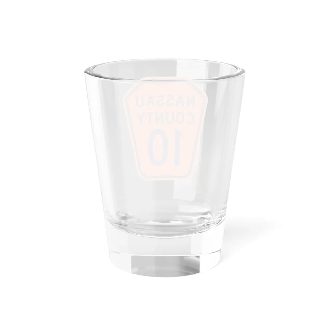 Nassau County 10 NY (New York) (Road Sign) Shot Glass 1.5oz - Go Mug Yourself