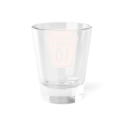 Nassau County 10 NY (New York) (Road Sign) Shot Glass 1.5oz - Go Mug Yourself