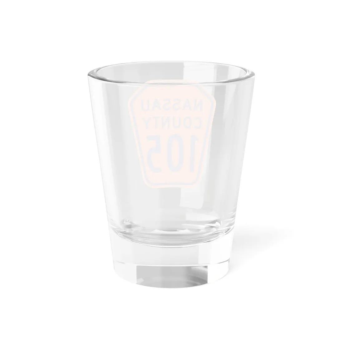 Nassau County 105 NY (New York) (Road Sign) Shot Glass 1.5oz - Go Mug Yourself