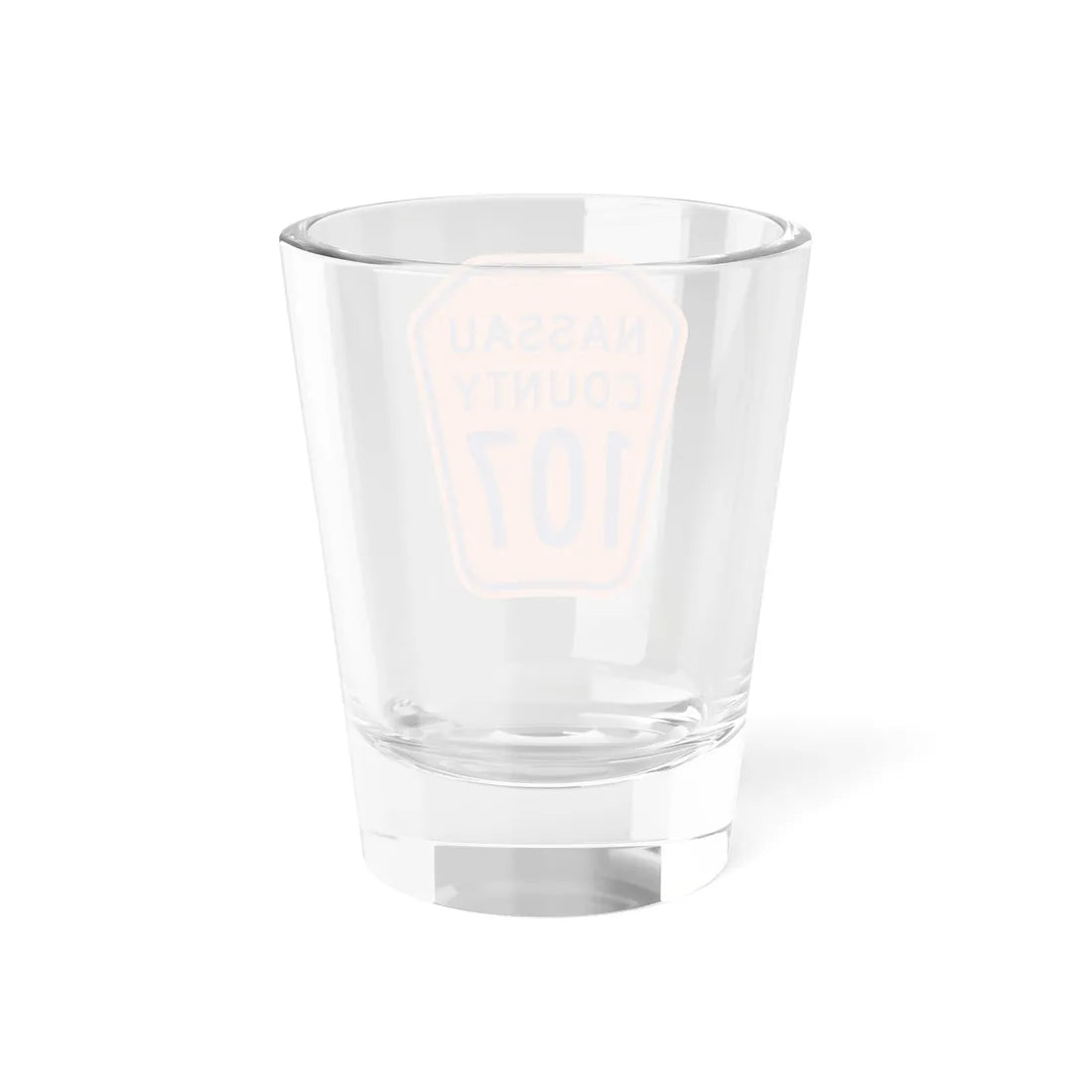 Nassau County 107 NY (New York) (Road Sign) Shot Glass 1.5oz - Go Mug Yourself
