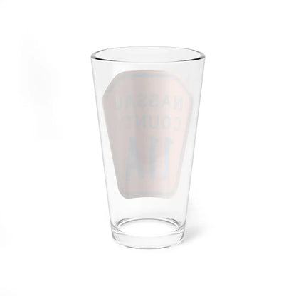Nassau County 11A NY (New York) (Road Sign) Pint Glass 16oz - Go Mug Yourself