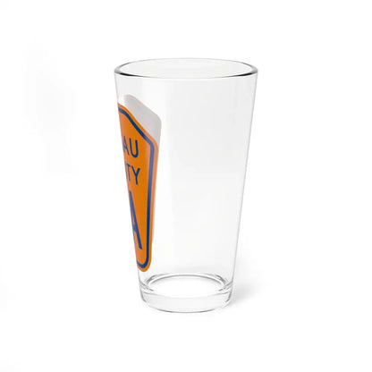 Nassau County 11A NY (New York) (Road Sign) Pint Glass 16oz - Go Mug Yourself